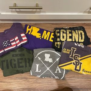 LSU TSHIRT LOT